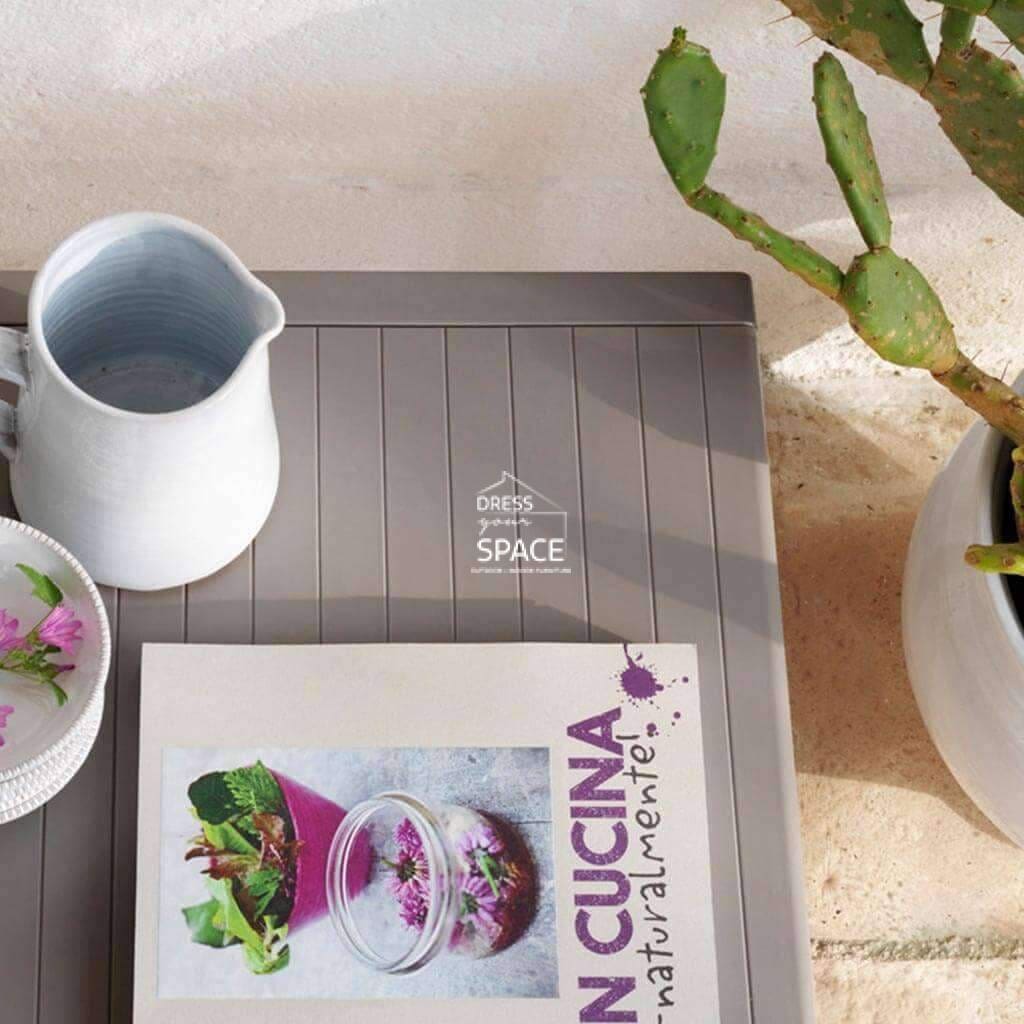 Aria Side Table - Taupe - Outdoor Side Table - Nardi