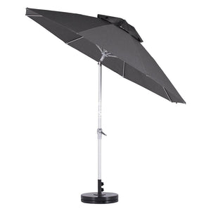 Monterey Tilt Standard Umbrella | Smoked Tweed - Outdoor Instant Shade