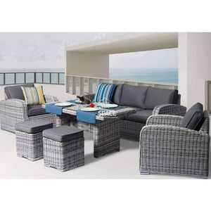 New Orleans 6 Piece Set - Zen White - Outdoor Lounge - DYS Outdoor