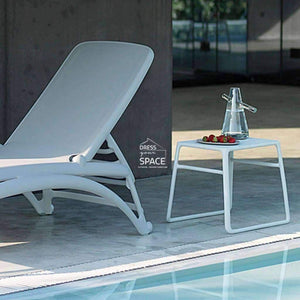 Pop Side Table - White - Outdoor Side Table - Nardi