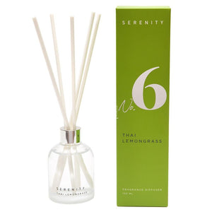 Serenity Signature Diffuser - Thai Lemongrass - Fragrance Diffuser - Serenity Candles