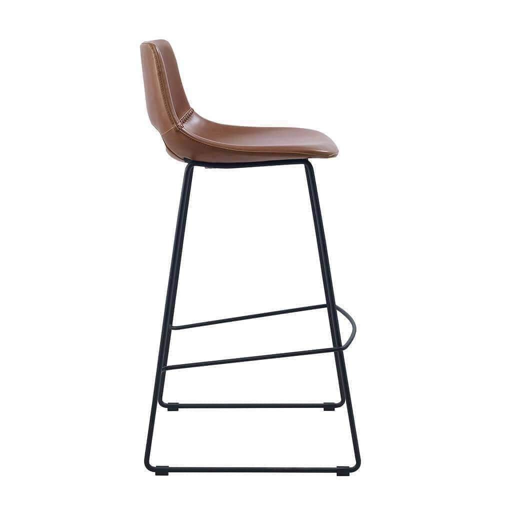 Ziggy Stool - Rust PU - Indoor Counter Stool - La Forma
