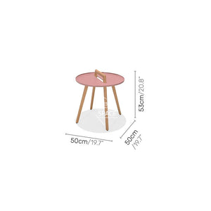 Nassau Side Table - Peach Pink - Outdoor-Indoor Side Table - Lifestyle Garden