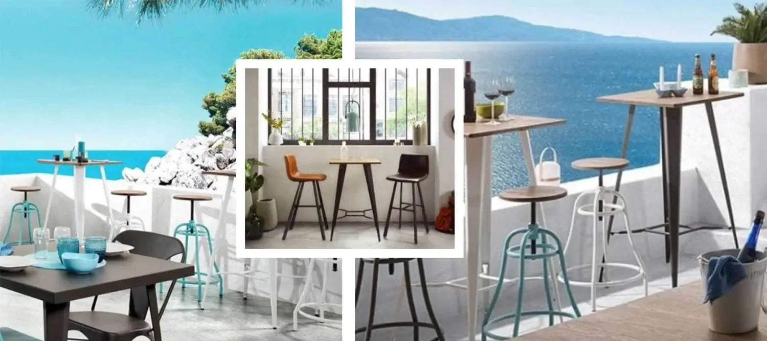 Bar stools and high tables in various styles for your kitchen bar stool selection.