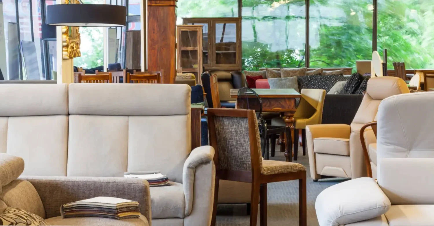 Colorful assortment of Nardi outdoor furniture including sofas, chairs, and tables.