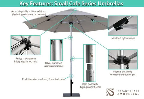 Cafe Series Standard Umbrella | Oct.