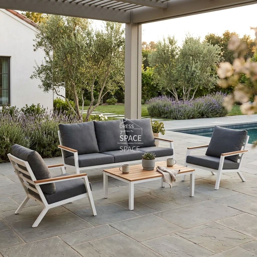 Byron Bay 4 Piece Lounge - White