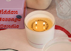 Hidden Message Candle - Plum & Boysenberry