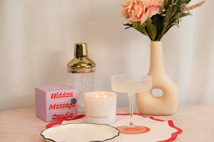 Hidden Message Candle - Plum & Boysenberry