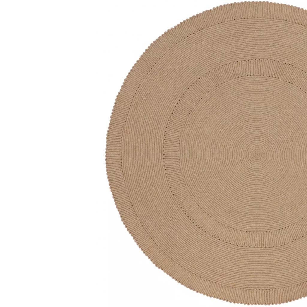 Shackle Round Indoor Outdoor Rug - Twine