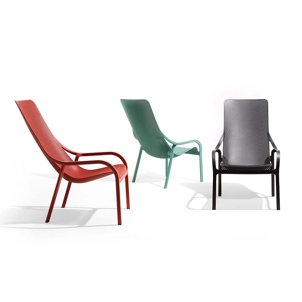 Net Lounge Chair - Coral - Outdoor Lounge Chair - Nardi