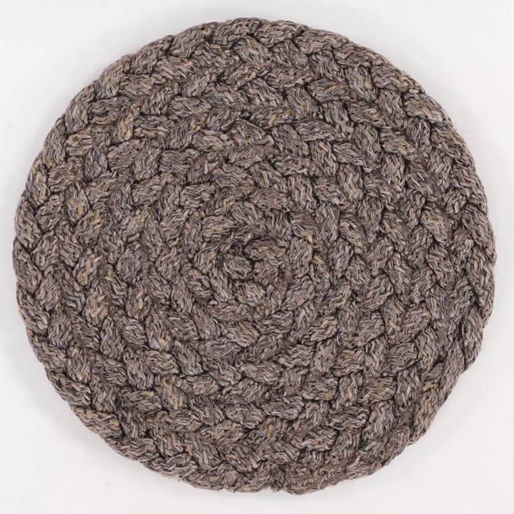 Reef Indoor Outdoor 200cm Round Rug - Bark