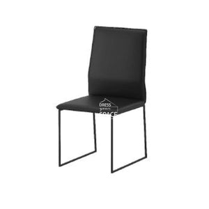 Alana Chair - Black Leather - Indoor Dining Chair - DYS Indoor