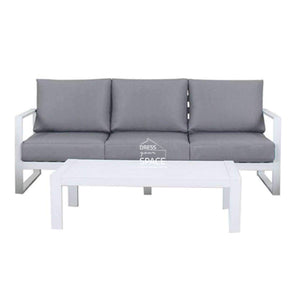 Parma 3 Seater Sofa - White - Outdoor Lounge - DYS Outdoor