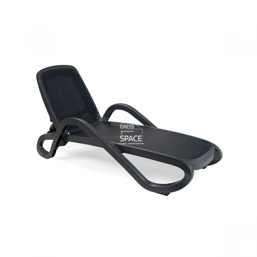 Alfa Pool Lounger - Anthracite - PRE-ORDER FOR JANUARY DELIVERY - Outdoor Sunlounger - Nardi