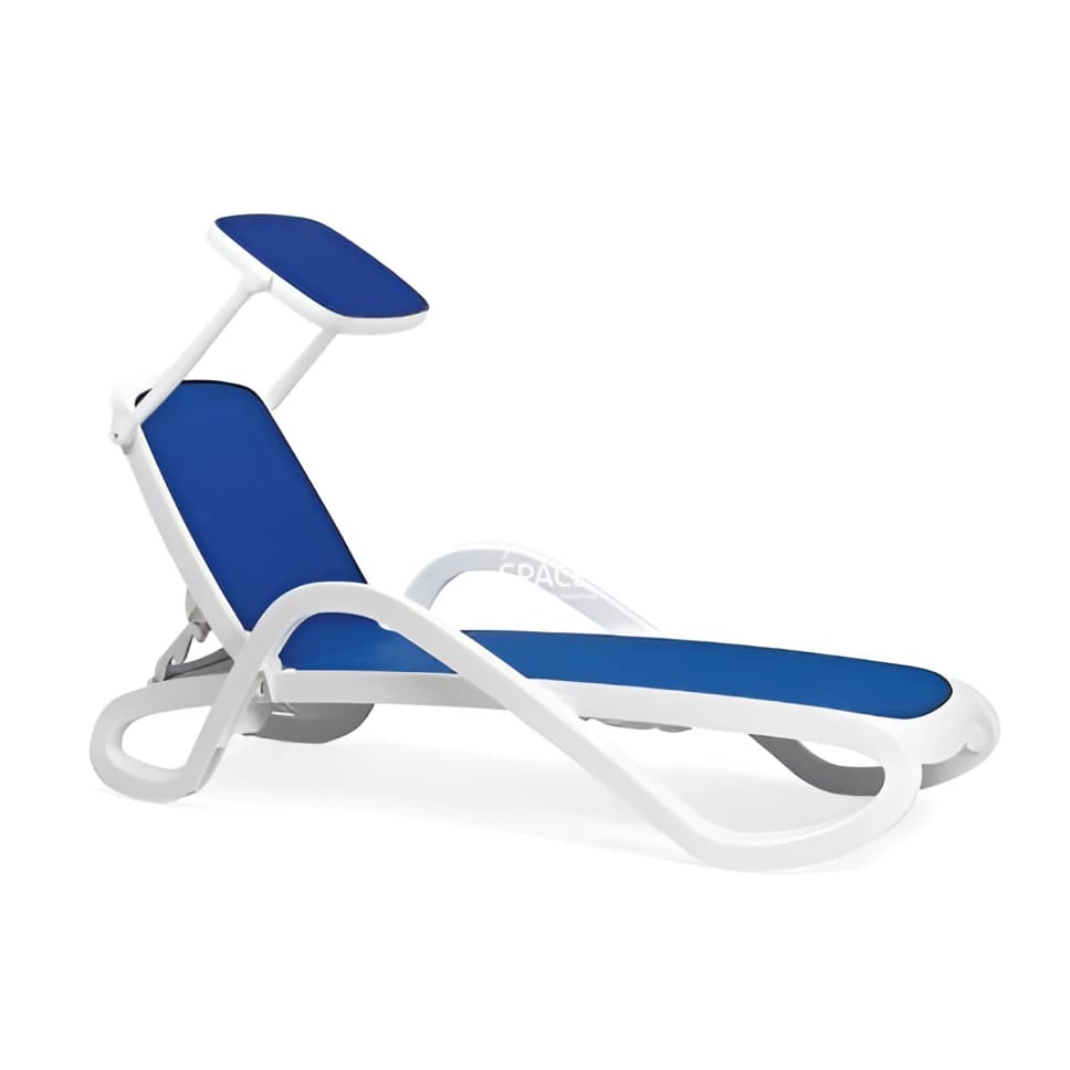 Alfa Pool Lounger Parasole - Anthracite - PRE-ORDER FOR JANUARY DELIVERY - Outdoor Sunlounger - Nardi