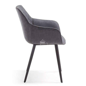 Aminy Chair - Black PU - Indoor Dining Chair - La Forma