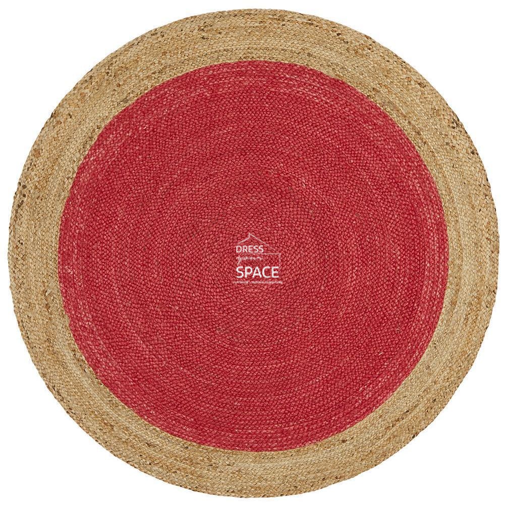 Atrium Polo Round Cherry - Indoor Round Rug - Rug Culture