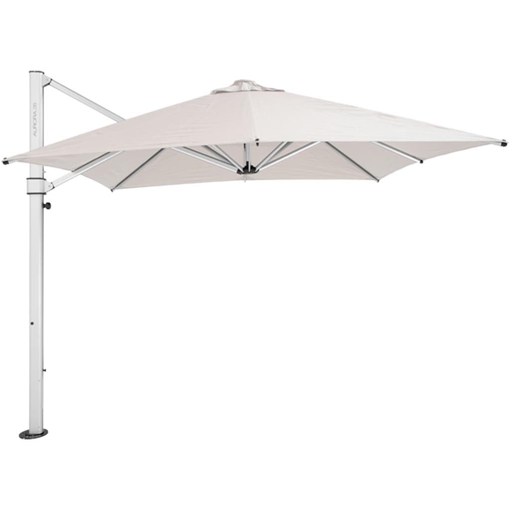 Aurora Umbrella - 2.8m SQ. - Natural - Cantilever Side Post Umbrella - Instant Shade