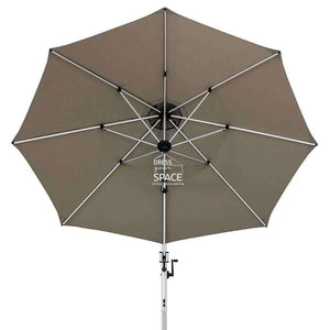 Aurora Umbrella - 3.5m OCT. - Slate - Cantilever Side Post Umbrella - Instant Shade