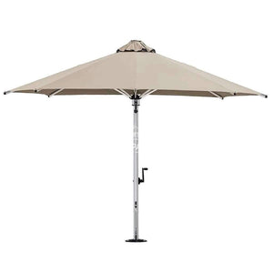 Aurora Umbrella - 3.5m OCT. - Smoked Tweed - Cantilever Side Post Umbrella - Instant Shade