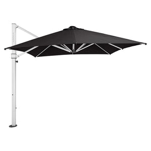 Aurora Umbrella - Premium Fabric - Black - Cantilever Side Post Umbrella - Instant Shade