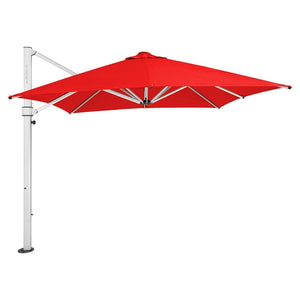 Aurora Umbrella - Premium Fabric - Red - Cantilever Side Post Umbrella - Instant Shade