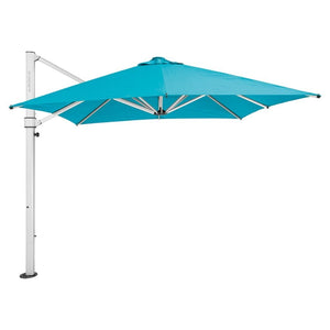 Aurora Umbrella - Premium Fabric - Turquoise - Cantilever Side Post Umbrella - Instant Shade