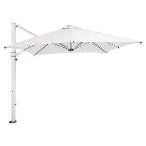 Aurora Umbrella - Premium Fabric - White - Cantilever Side Post Umbrella - Instant Shade