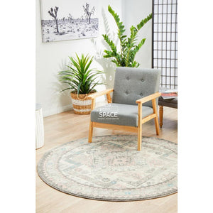 Avenue 704 Silver Round Rug - Indoor Round Rug - Rug Culture