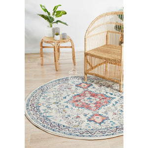 Avenue 705 Pastel Round Rug - Indoor Round Rug - Rug Culture