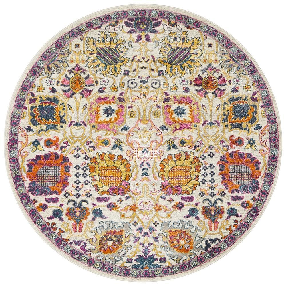 Babylon 206 Multi Round Rug - Indoor Round Rug - Rug Culture