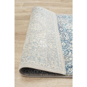 Babylon 207 Blue Runner Rug - Indoor Hallway Runner - Rug Culture