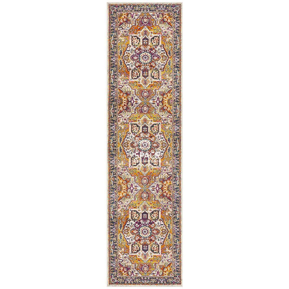 Babylon 207 Multi Runner Rug - Indoor Hallway Runner - Rug Culture