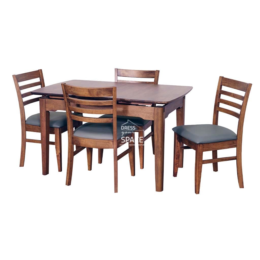 Beatrice Auto Extension Table Only - Light Walnut - Indoor Table - DYS Indoor