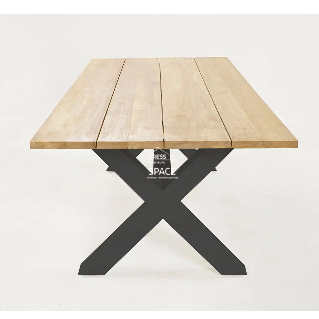 Bellona Teak Table - Matt Royal Grey - Outdoor Table - DYS Outdoor