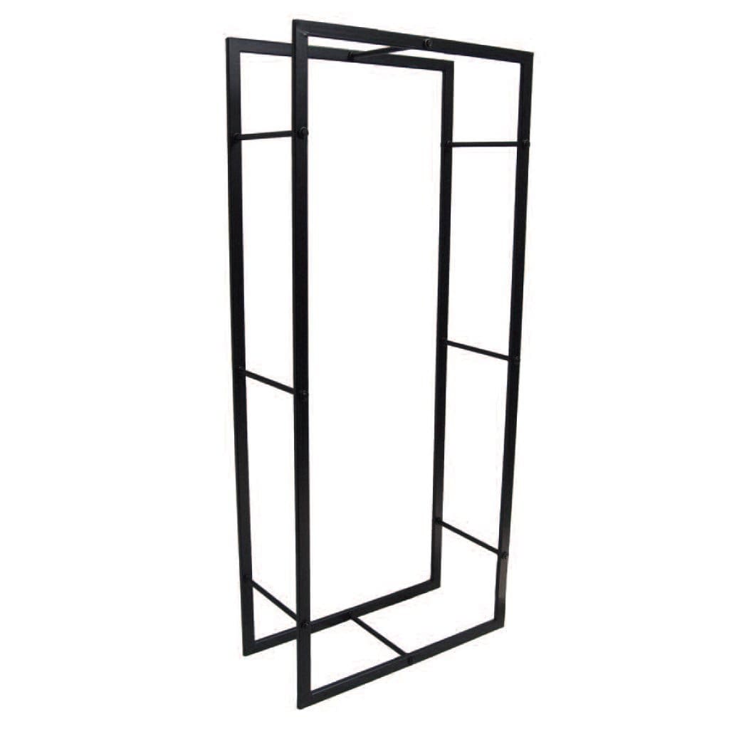 Ben Tall Texan Kilpatrick log Rack - Wood Log Holder - DYS Fireplace Accessories