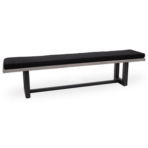 Bench Cushion - Blended Black - Bench Cushion - DYS Outdoor