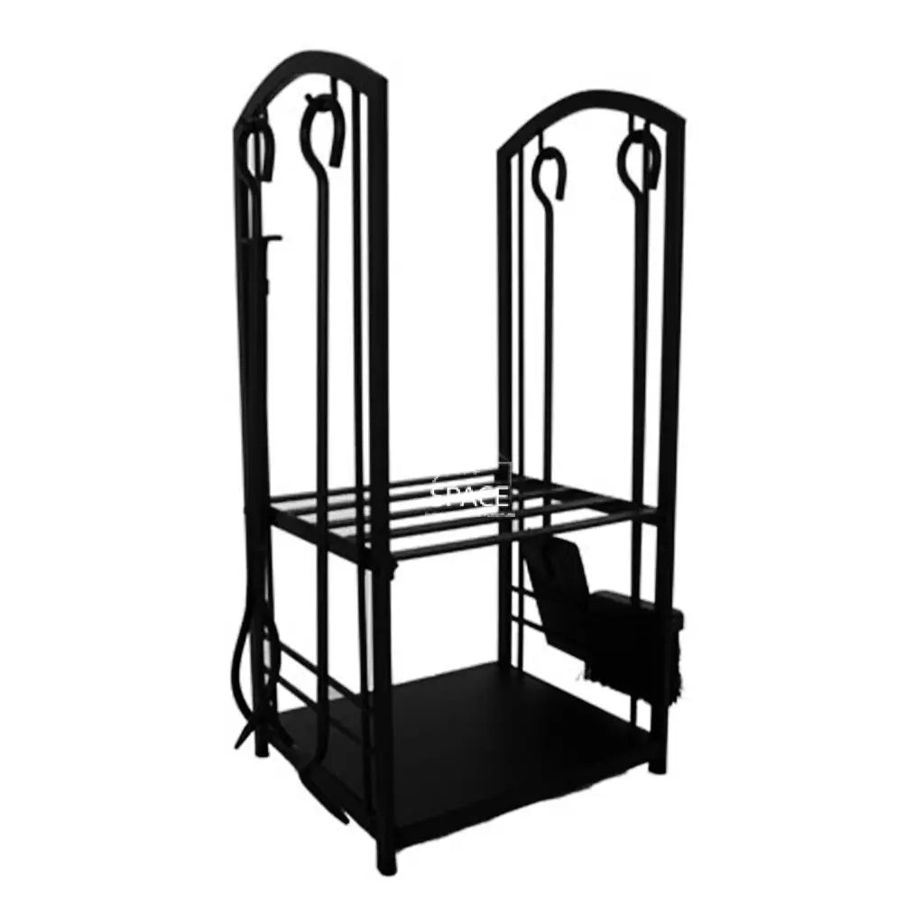 Bill Miner 5P Log Rack Fireplace Tool Set - Fireplace Tool Set - DYS Fireplace Accessories