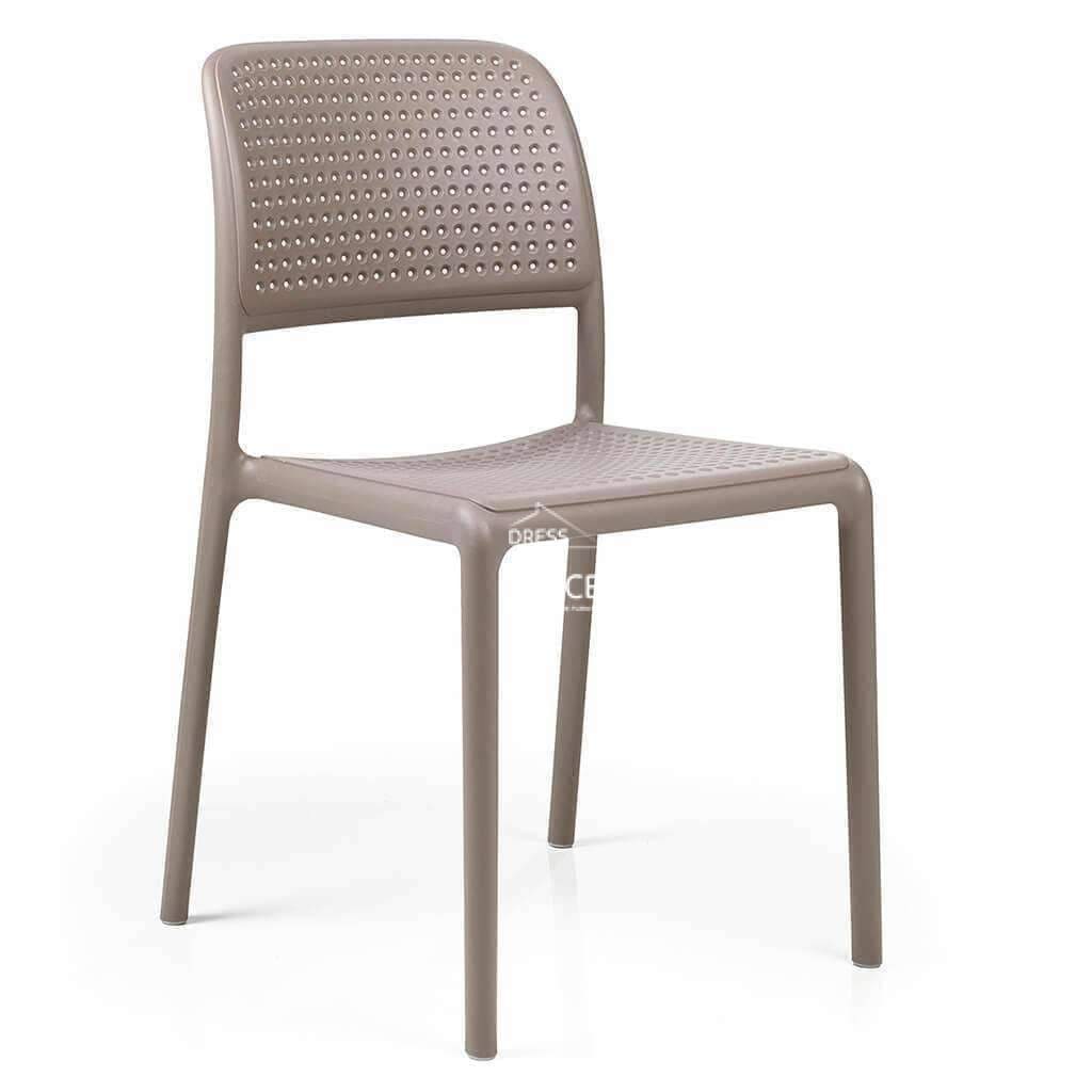 Bora Armless Chair - Taupe - Outdoor Chair - Nardi
