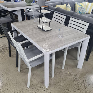 Bordeaux & New York Ceramic Dining Set - 5 Piece - Outdoor Dining Set - DYS Outdoor