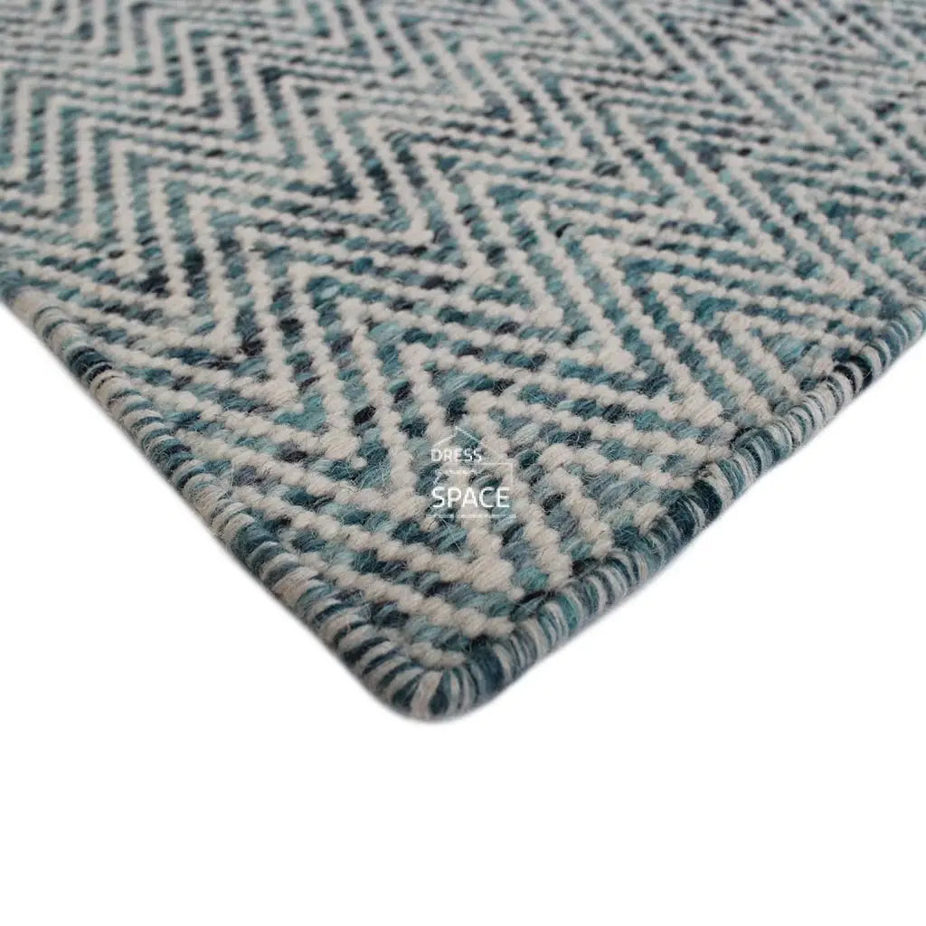 Brazil Wool Rug - Atlantic Blue - Indoor Rug - Bayliss Rugs