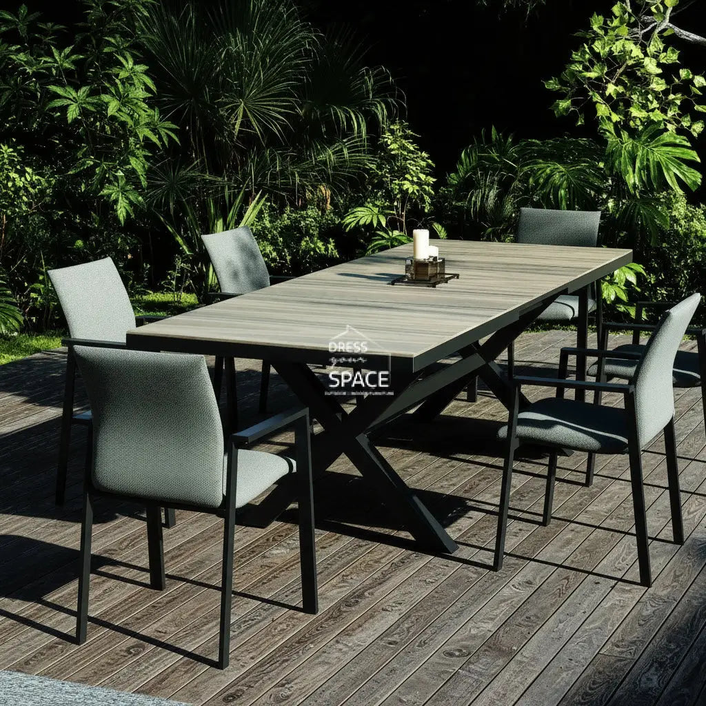 Bronte Outdoor Dining Chair - Charcoal - Outdoor Chair - DYS Outdoor