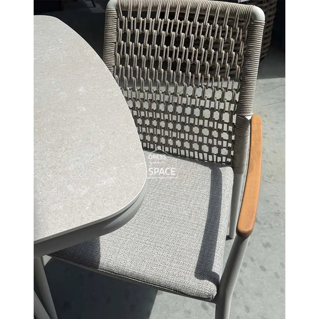 Brooklyn Sintered Stone Top Outdoor Dining 9pce Setting - Outdoor Lounge Set - Dress Your Space