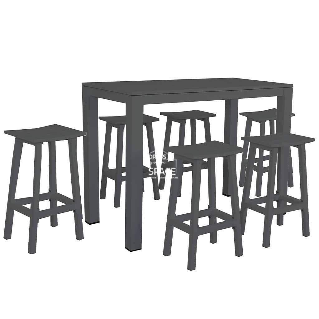 Brussels 7 Piece Bar Set - Outdoor Dining Set - DYS Outdoor
