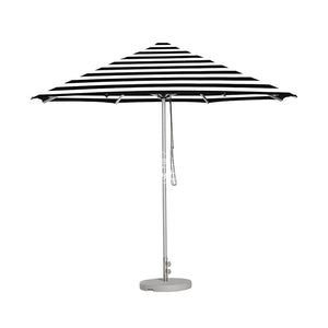 Cafe Series Custom Black Stripe Umbrella | Oct. - Outdoor Instant Shade
