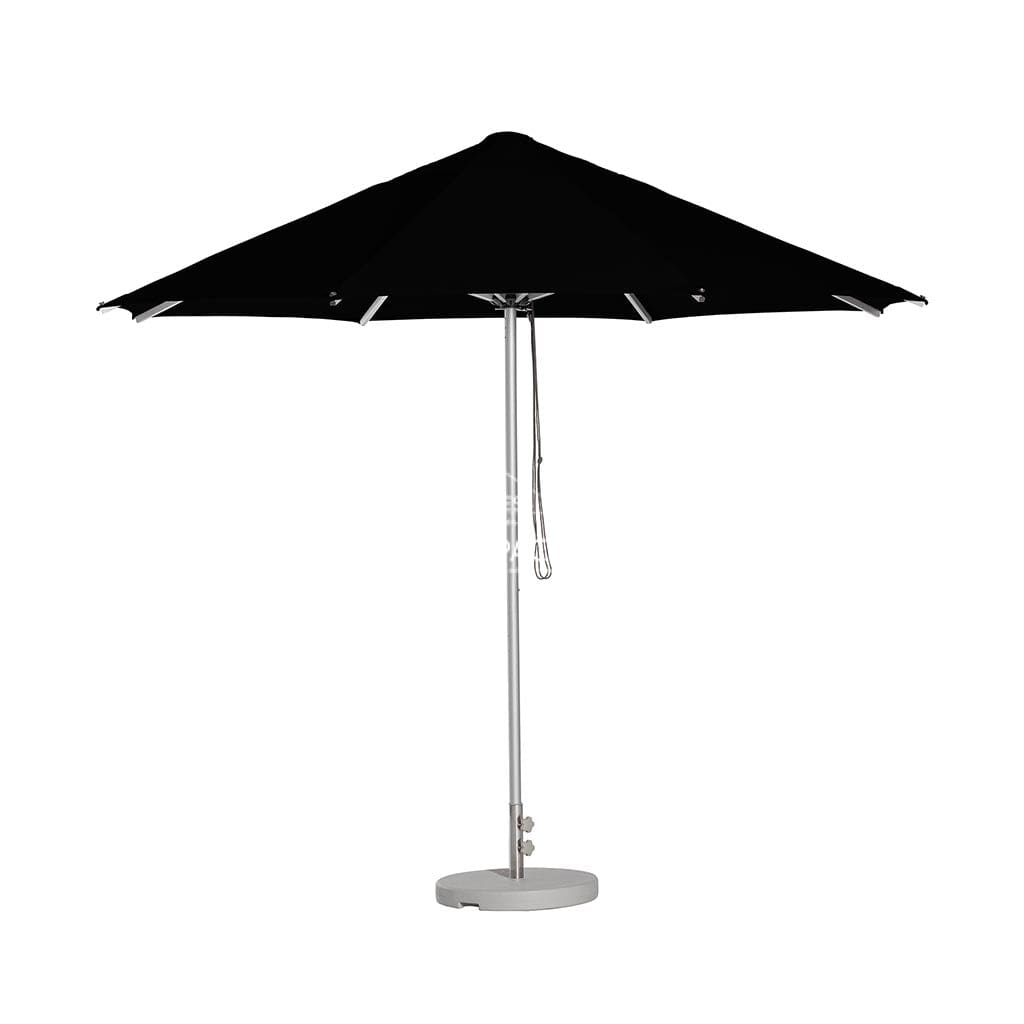 Cafe Series Custom Black Umbrella | Oct. - Outdoor Instant Shade