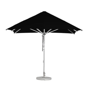 Cafe Series Custom Black Umbrella | Square - Outdoor Instant Shade
