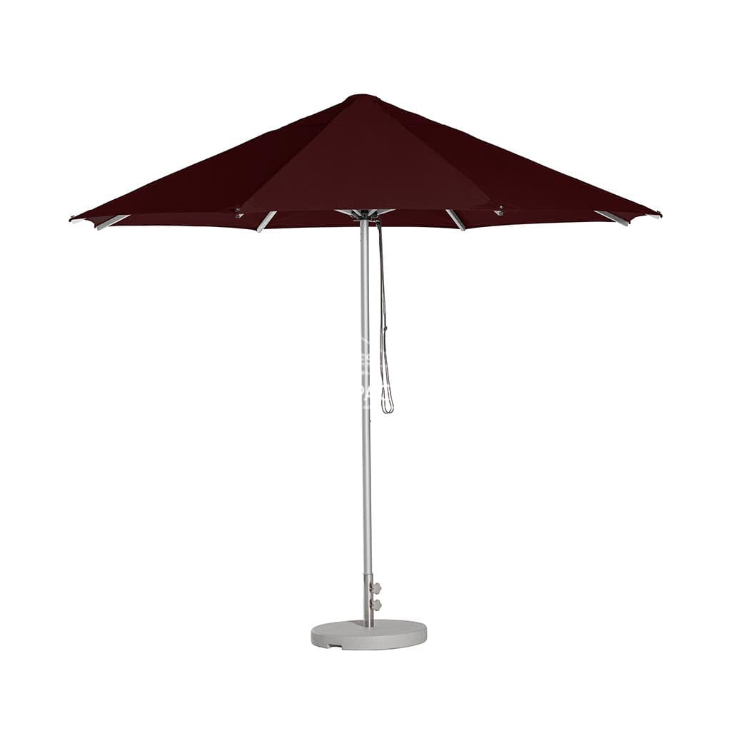 Cafe Series Custom Burgundy Umbrella | Oct. - Outdoor Instant Shade