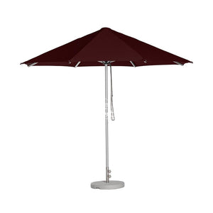 Cafe Series Custom Burgundy Umbrella | Oct. - Outdoor Instant Shade